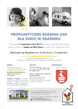 "NIE nowotworom u dzieci" w Kraśniku: Będą bezpłatne badania dla dzieci