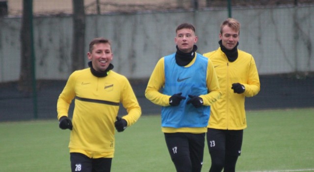 Trening Wieczystej na stadionie Prądniczanki (9 grudnia 2021)