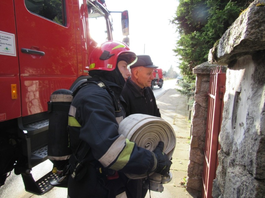 Straż pożarna ćwiczyła w schronisku w Henrykowie [zdjęcia]