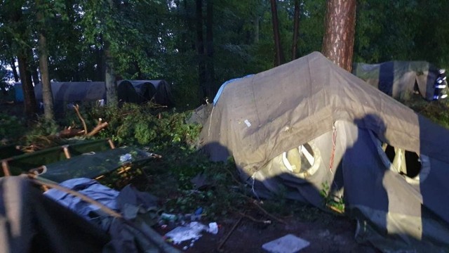 Harcerze ze Śląska zostali ewakuowani po przejściu gwałtownych burz w Wenecji w powiecie ostródzkim.