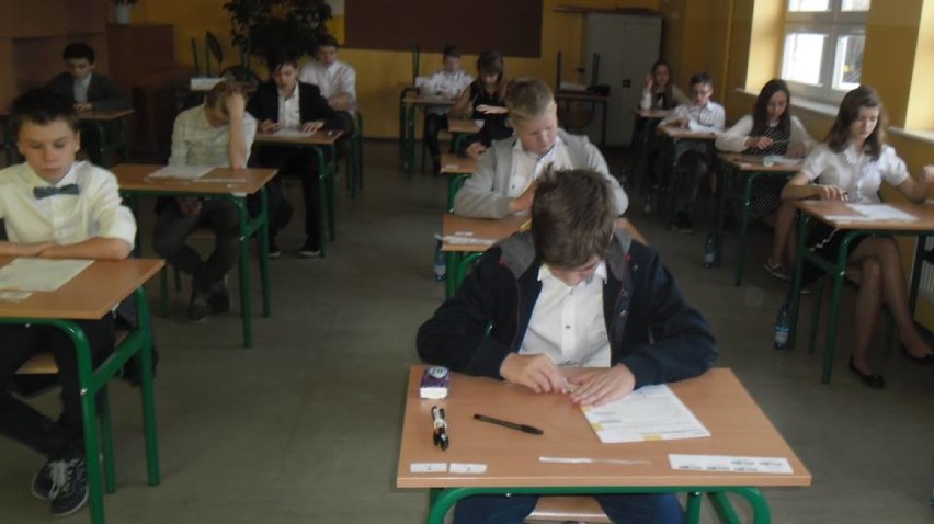 Sprawdzian szóstoklasisty w Szkole Podstawowej w Dobrzycy
