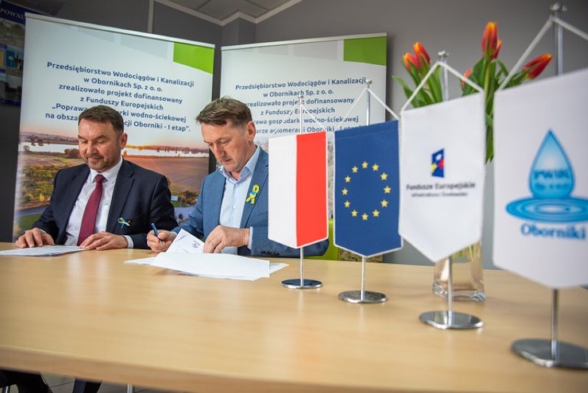 Dofinansowanie z Unii Europejskiej dla wodociągów w Obornikach