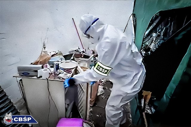 Policjanci CBŚP zlikwidowali laboratorium narkotyków działające w wynajętym pomieszczeniu magazynowym w Rudzie Śląskiej