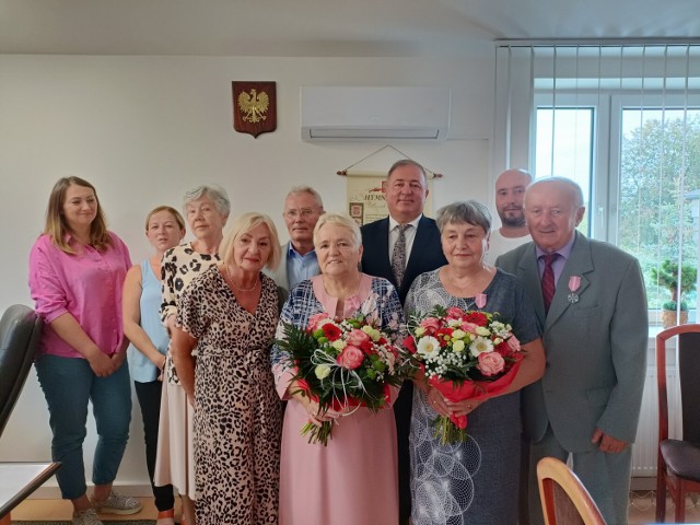 W uroczystości udział wzięły dwie par małżeńskie z terenu gminy Włodawa oraz ich najbliżsi. fot.