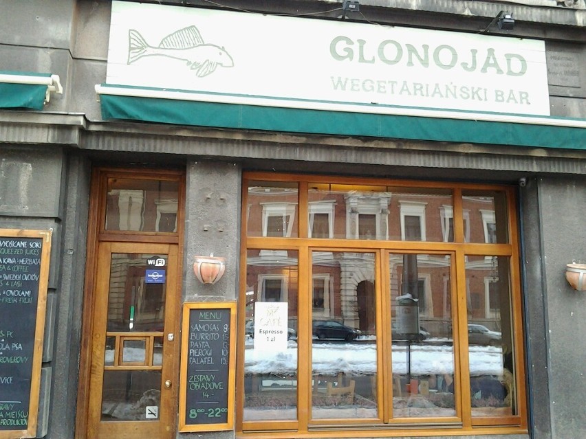 Wegetariański bar Glonojad plac Matejki 2