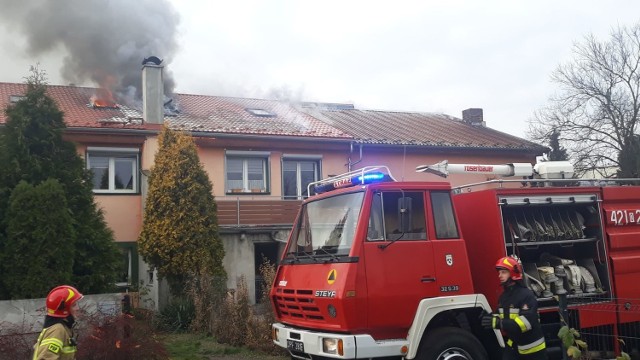 Pożar w Bierawie wybuchł pod koniec listopada.