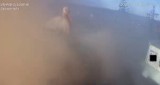 Bocianie gniazdo i gęsty dym z komina w budynku MGOK w Jasieniu. Burmistrz zadecydował o wymianie pieca
