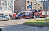 Tragiczny wypadek na skrzyżowaniu w Wodzisławiu Śląskim. Nie żyje kierowca motocykla