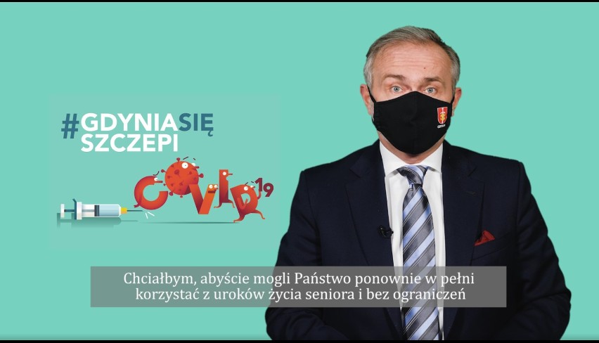 Wojciech Szczurek z gorącym apelem do gdyńskich seniorów. "Szczepmy się dla siebie i dla tych, których kochamy"