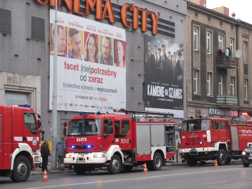pożar cinema częstochowa 2014