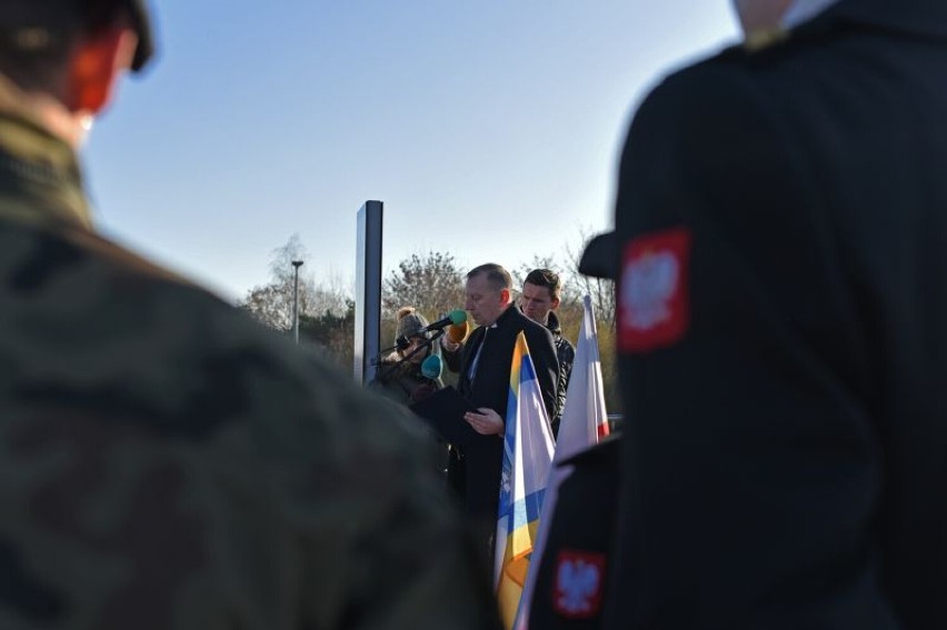 Uroczystość nadania imion rondom przy ulicy Darłowskiej w...