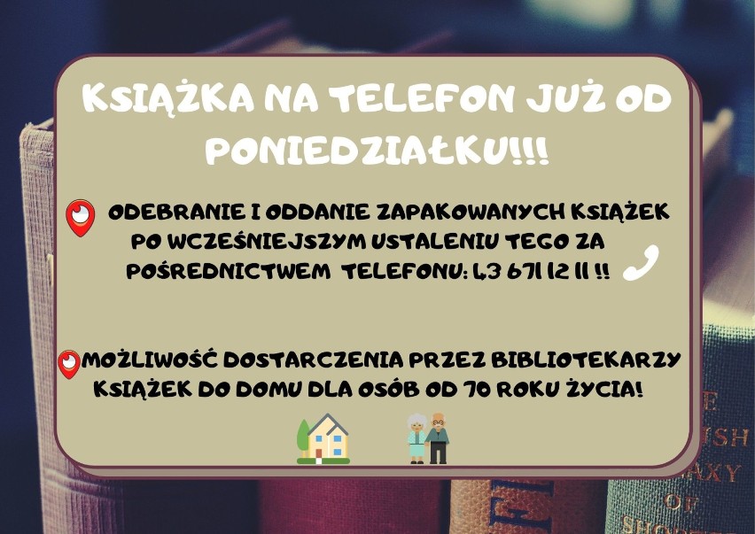 Książka na telefon w gminie Sędziejowice