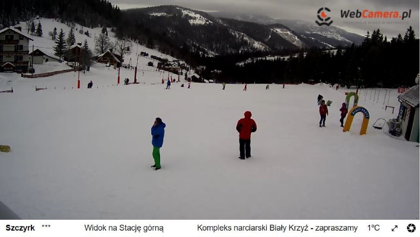 Warunki narciarskie w Beskidach 4.1.2017 (ZDJĘCIA Z KAMEREK)