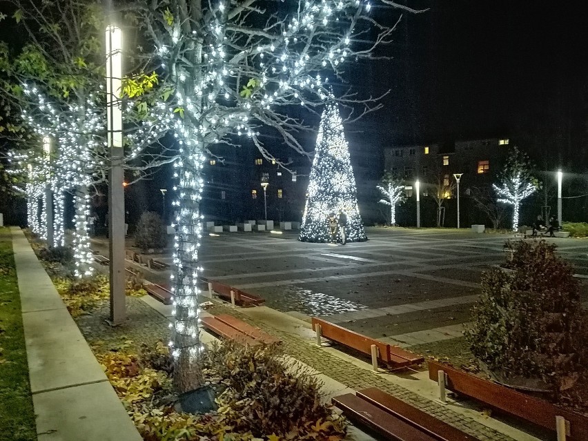 Świąteczne iluminacje w centrum Goleniowa zostały już...