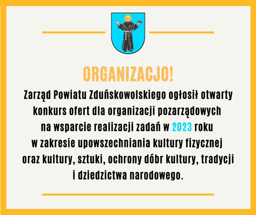 Zduńska Wola. Konkurs ofert na wsparcie zadań sportowych i kulturalnych w powiecie. Ostatnie dni naboru