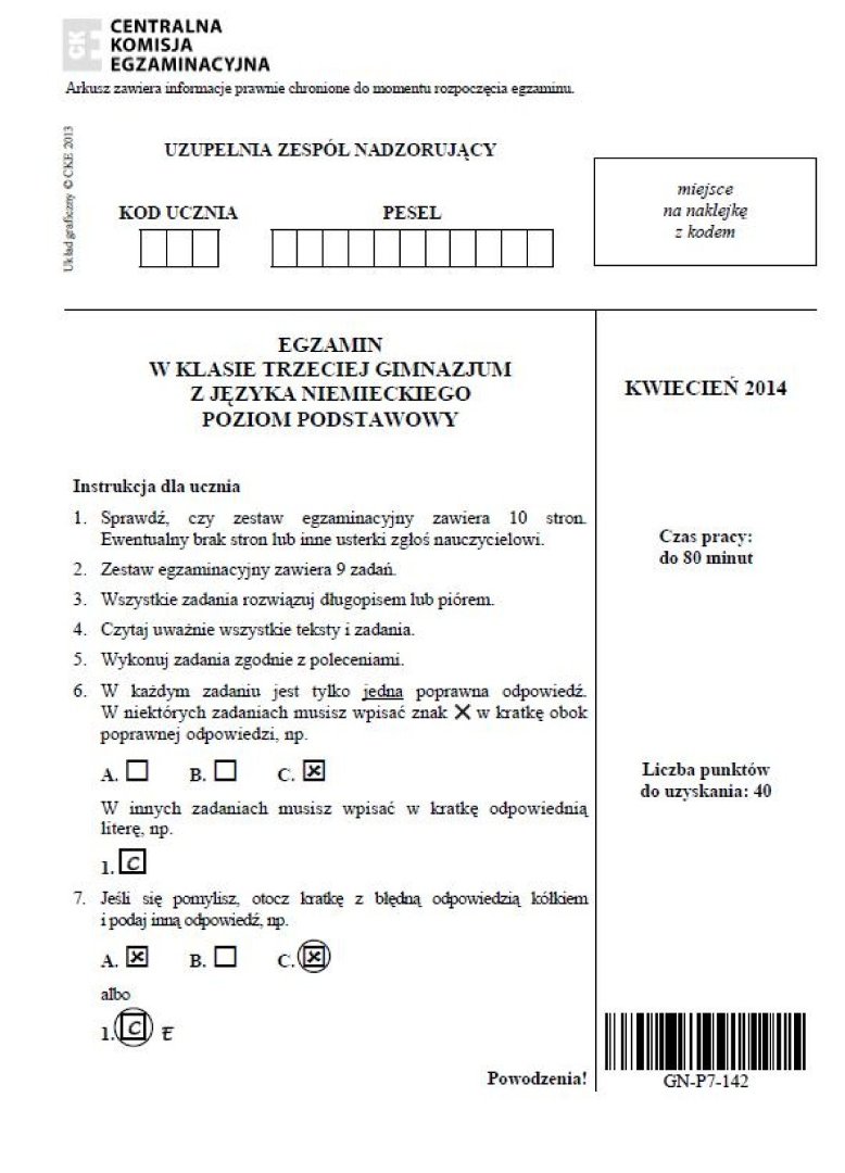 Sprawdzian Z Hiszpańskiego Klasa 7 Dział 2
