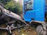 Szymbark. Tragiczny wypadek na DK20 - nie żyje 47-letni kierowca osobówki