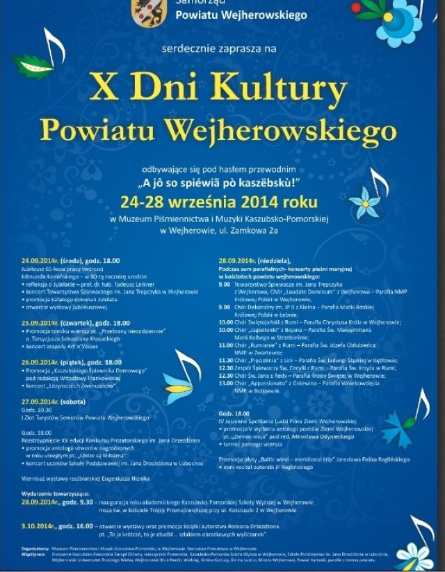 Dni kultury powiatu wejherowskiego