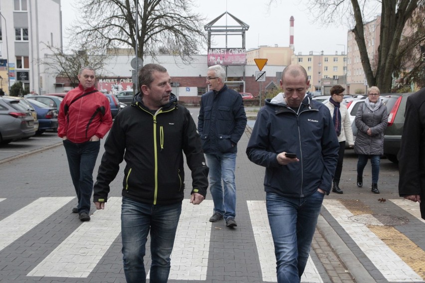 Odbiór prac po modernizacji ulicy Słowackiego w Złotowie