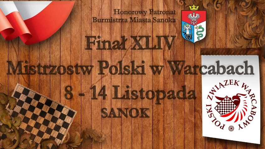 Finał 44 Mistrzostw Polski w Warcabach - Sanok 2020