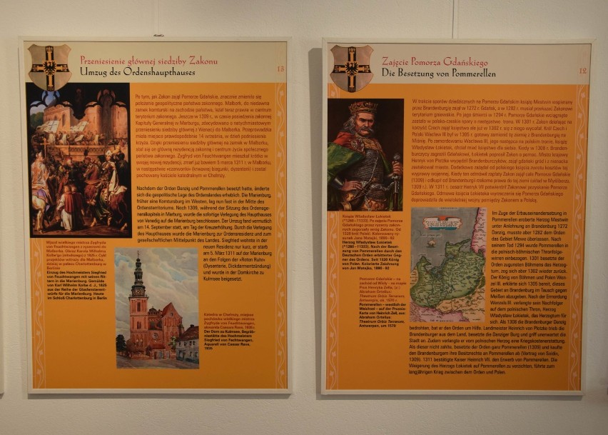 Wystawa w Szpitalu Jerozolimskim o historii zakonu krzyżackiego już otwarta [ZDJĘCIA]