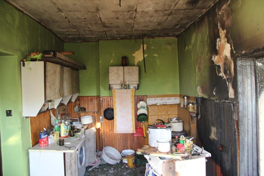Tak wygląda kuchnia w mieszkaniu, w którym doszło do wybuchu