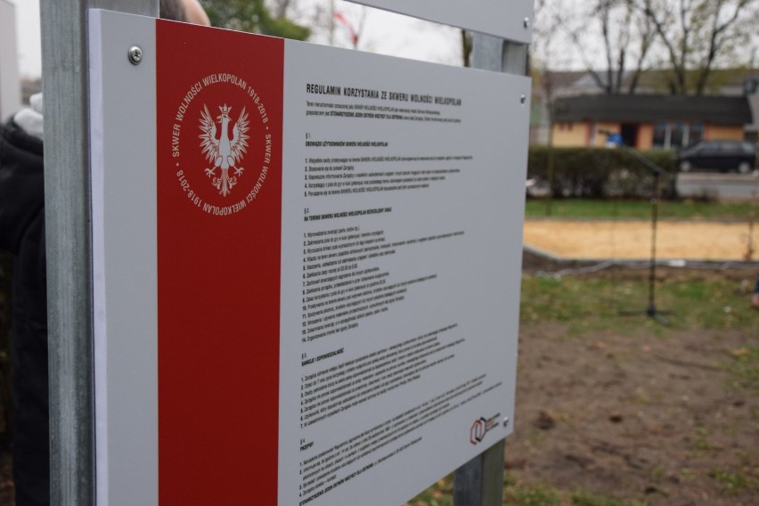 Otwarto Skwer Wolności Wielkopolan w Ostrowie Wielkopolskim