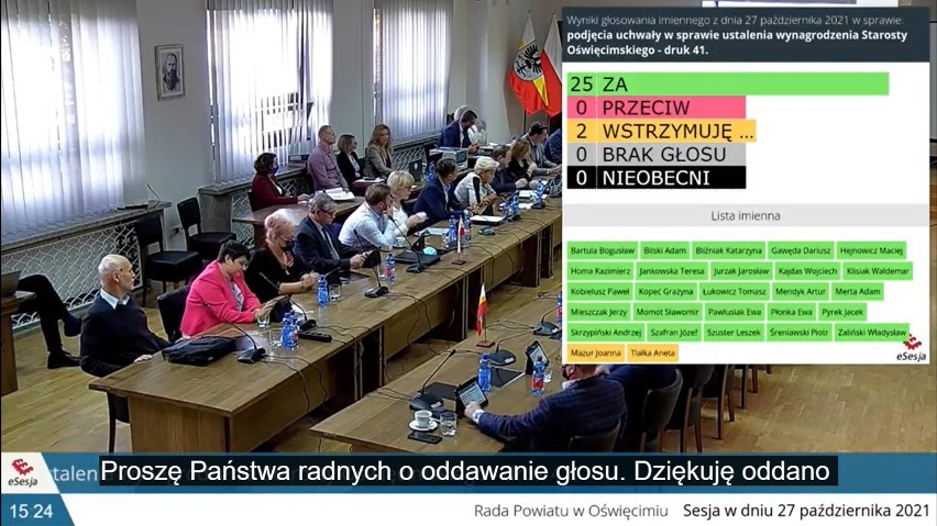 Wyższe pensje i diety w oświęcimskich samorządach.