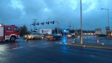 Wypadek na Hlonda w Poznaniu. Trzy auta rozbite, jedna osoba ranna