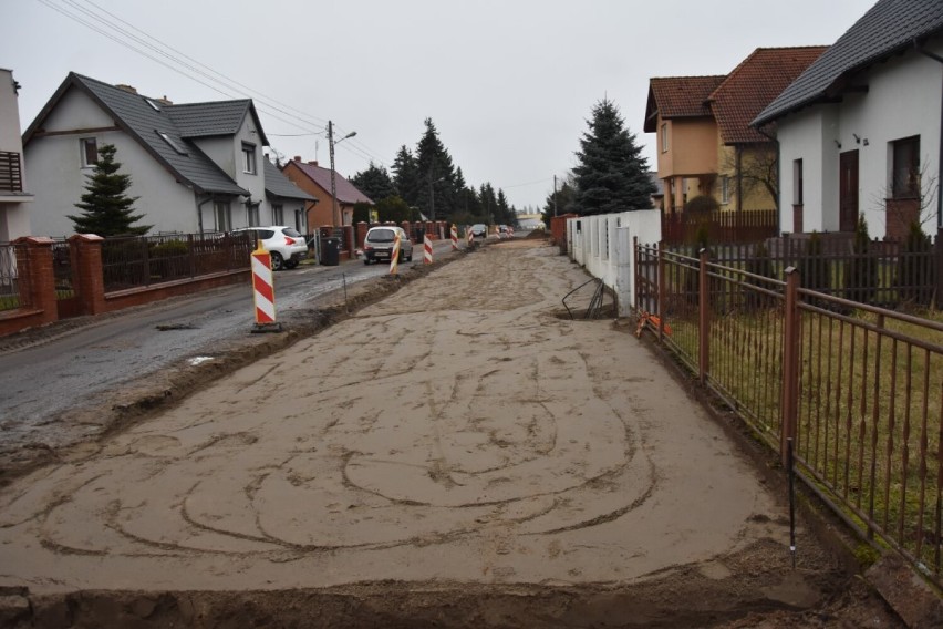 Przebudowa ulicy Grzybowej w Wągrowcu