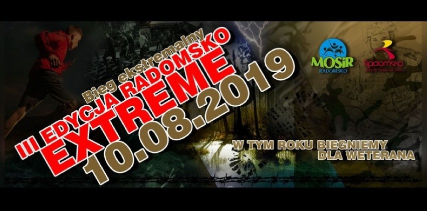 Radomsko Extreme 2019: Bieg Radmegeddon z piknikiem militarnym