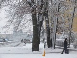 Śnieg w Kraśniku. Kiedyś to była biała zima! Zobacz miasto Kraśnik w śniegu na archiwalnych zdjęciach