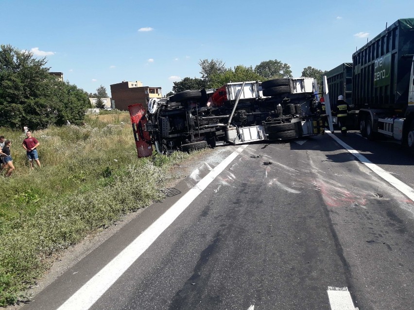 Wypadek z udziałem wozu strażackiego - Kłodawa