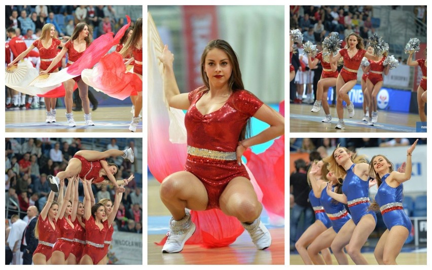 Cheerleaders Gdynia wystąpiły podczas meczu Polska - Kosowo we Włocławku [zdjęcia]