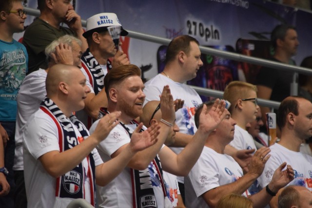 Kibice Energa MKS Kalisz jak zawsze gorąco dopingowali swoją drużynę w hali Arena