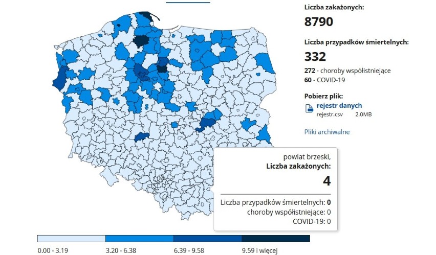 Tarnów. Lekki spadek liczby nowych zakażeń COVID-19 w Tarnowie i powiatach: tarnowskim, brzeskim, bocheńskim, dąbrowskim [AKTUALIZACJA 8.01]