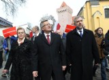 Prezydent Komorowski w Poznaniu: Na Starym Rynku, ale nie w ratuszu [ZDJĘCIA, WIDEO]