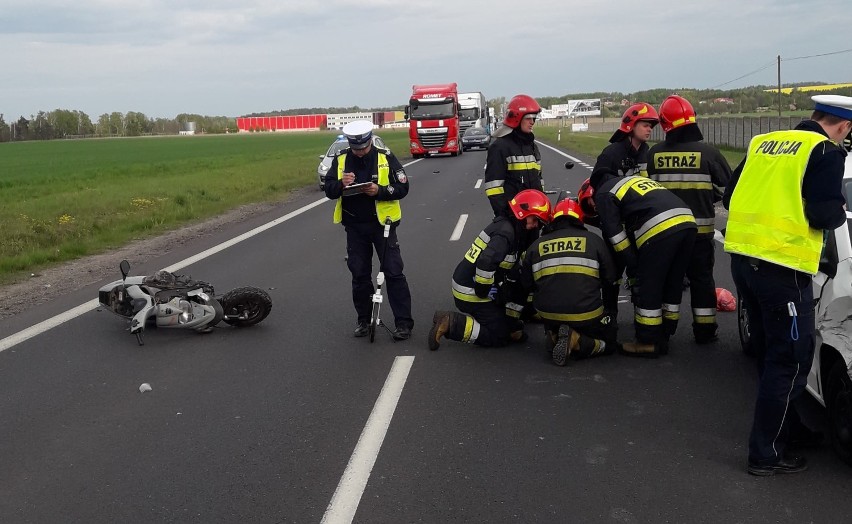 Wypadek między Kłobuckiem a Libidzą