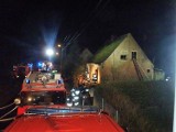 Pożar budynku mieszkalnego w Nadarzycach koło Jastrowia