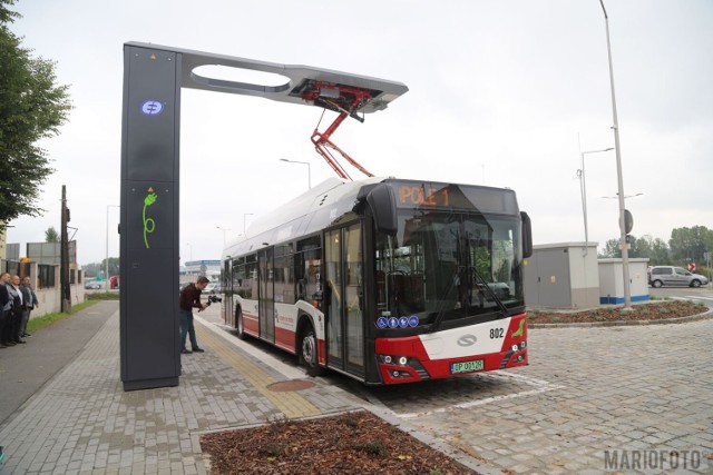 Autobusy elektryczne w Opolu.