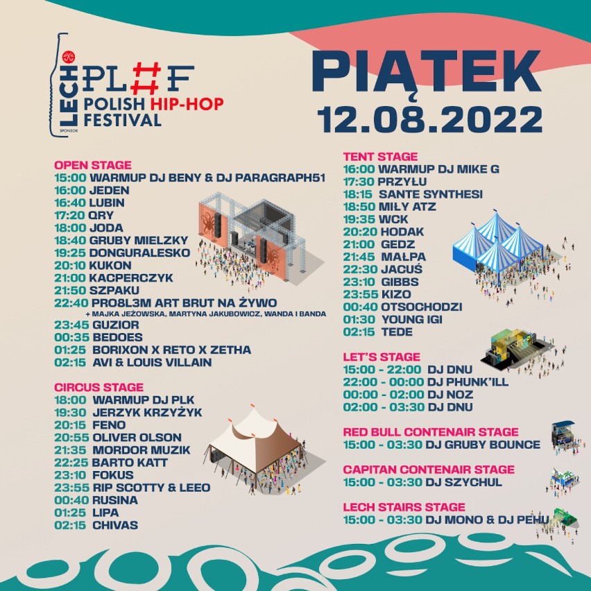 Polish Hip-Hop Festival Line-up. Poznaliśmy harmonogram tegorocznego festiwalu! Kto zagra na której scenie? Sprawdźcie!