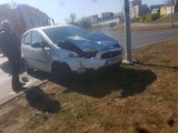 Wypadek na ul. Akademickiej w Bydgoszczy. Zderzyły się dwa auta osobowe [zdjęcia]