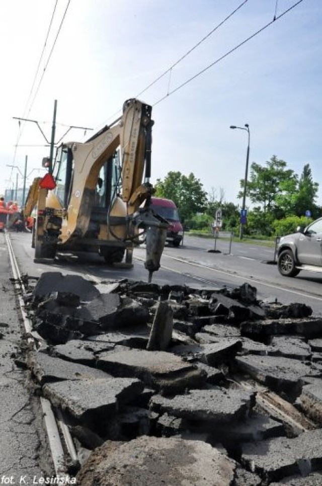 MPK Poznań: Remont torowiska na Hetmańskiej