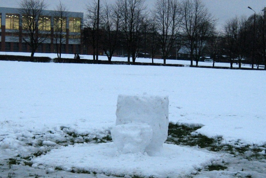 Rzeźba ze śniegu
