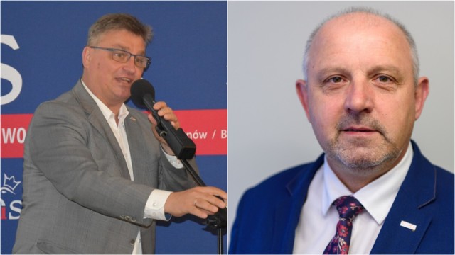 Wiesław Krajewski (z lewej) zdecydował o odwołaniu Jacka Hudymy z funkcji przewodniczącego zarządu PiS w powiecie tarnowskim