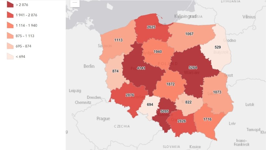 Dane Ministerstwa Zdrowia - 26.03.021