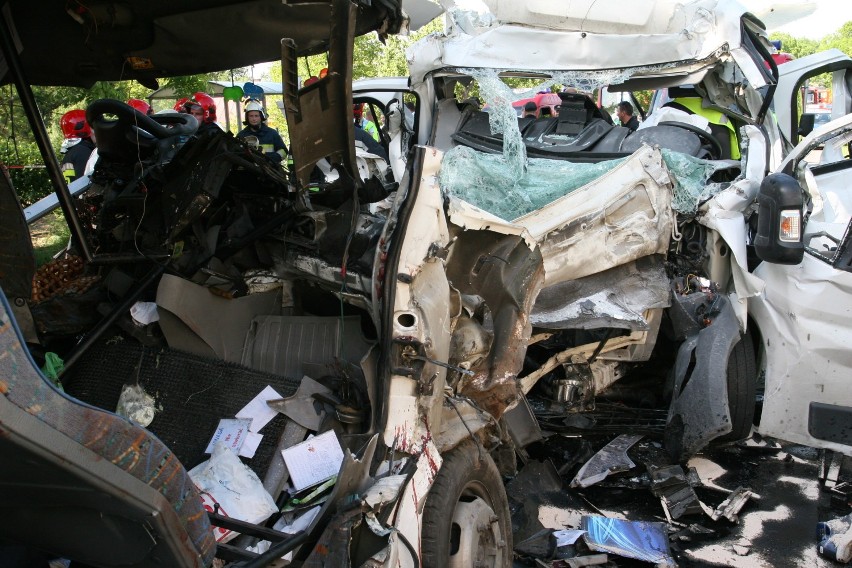 Wypadek busów pod Kijanami: Zginęło sześć osób