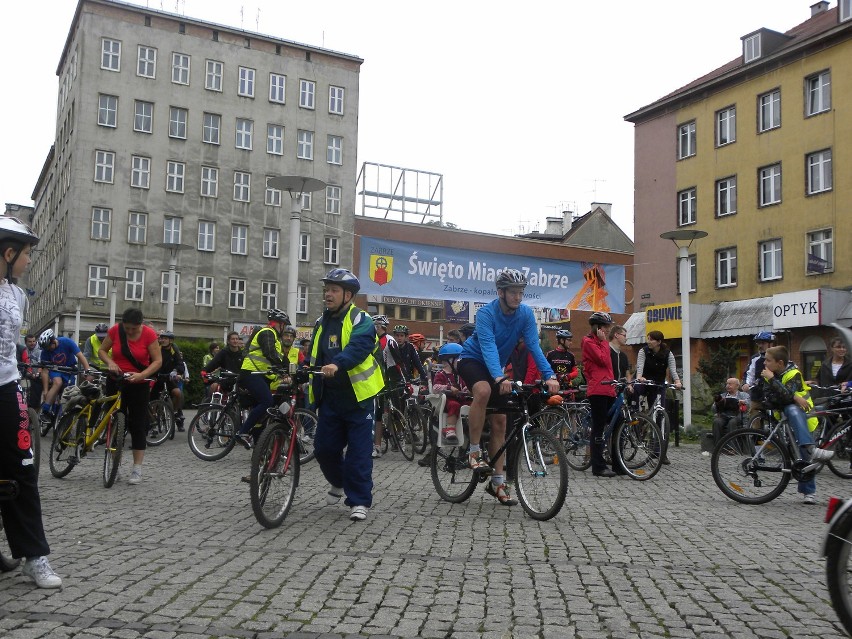 Rowerowa Masa Krytyczna po raz drugi przejechała przez Zabrze