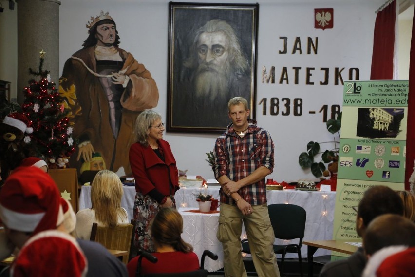 Artur Troncik z Siemianowic odwiedził II LO im. Jana Matejki