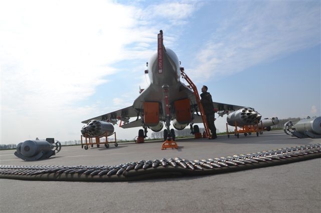 Pożegnanie PKW Orlik 4. Wystawa statyczna z Su-22 ze Świdwina i malborskim MiG-iem 29